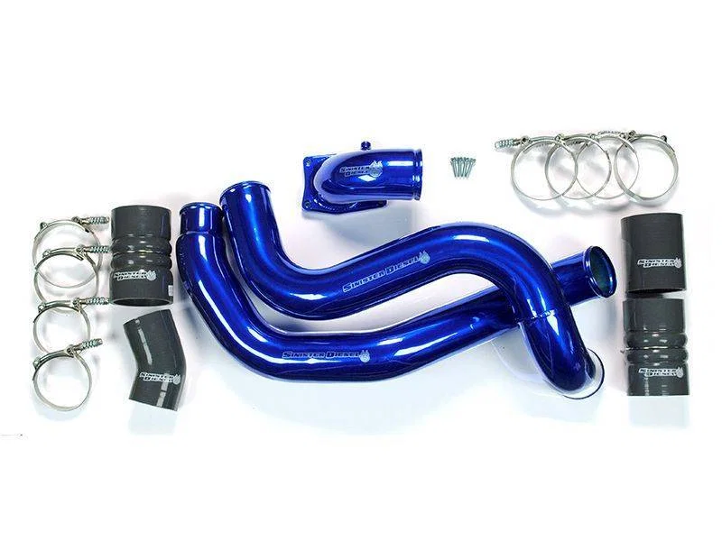 Sinister Diesel SD-INTRPIPE-6.0-IE-KIT, 03-07 Ford 6.0L Powerstroke Intercooler Charge Pipe Kit w/Elbow