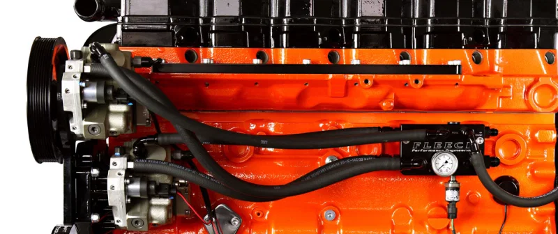Fleece Performance FPE-CRR-20-0806, Regulated Return Fuel Distribution Block 07.5-16 Cummins