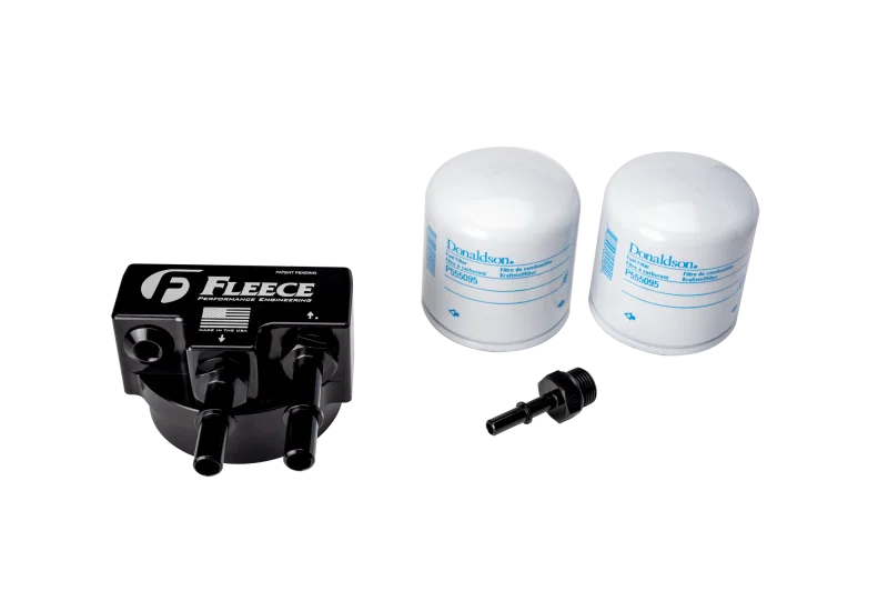 Fleece Performance FPE-FMC-UHFA-1123, 11-26 Ford Powerstroke 6.7L Engine Mounted Fuel Filter Assembly