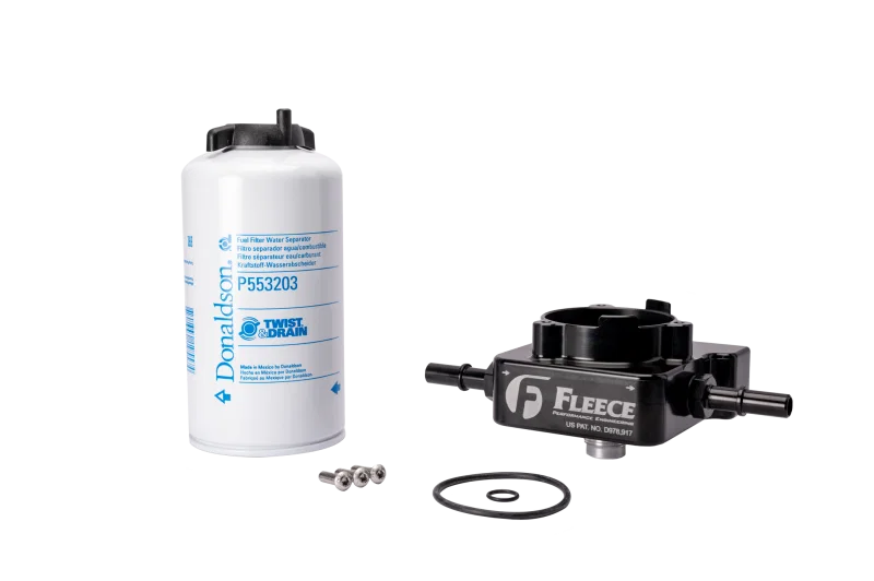 Fleece Performance FPE-L5P-FFBA-20, 2020 GM Duramax 6.6L L5P w/Short Bed Fuel Filter Upgrade Kit