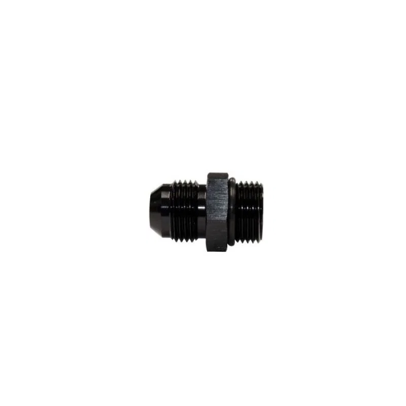 Fleece Performance FPE-APT-34-08, Universal -8AN to 3/4in-16 Straight Male w/ O-Ring - Black