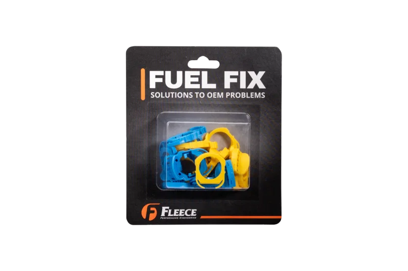Fleece Performance FPE-FL-RC-FMC-14P, Universal 11-26 Ford Powerstroke 6.7L Fuel Line Retaining Clips - 14 Pack