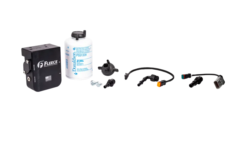 Fleece Performance FPE-CUMM-UBFA-1324, 13-24 Dodge 2500/3500 Cummins 6.7L Under Bed Fuel Filter Assembly for Ram