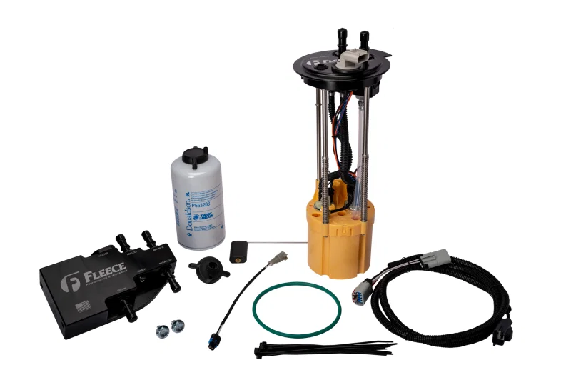 Fleece Performance FPE-PF-FMC-1116-SB, 11-16 Ford Powerstroke (Short Bed) PowerFlo Lift Pump & Fuel System Upgrade Kit