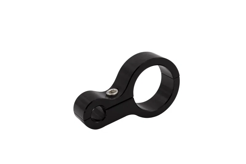 Fleece Performance FPE-RBC-1.5-0.5, 6061 T6 Aluminum 1/2in Routing Hole 1.5in Roll Bar Clamp - Black Anodized