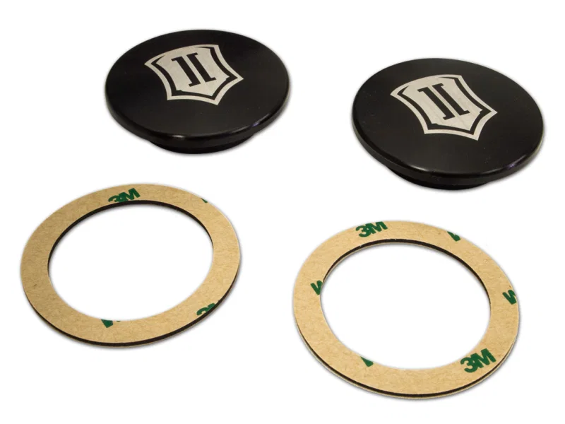 ICON 191011, Tubular Upper Control Arm Billet Cap Set