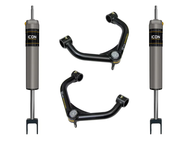 ICON 78722, 11-19 GM HD 0-1in 2.5 IR Shock System w/Upper Control Arm