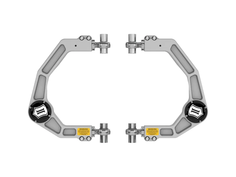 ICON 98523DJ, 21-23 Ford F150 Billet Front Upper Control Arms DJ Pro Kit