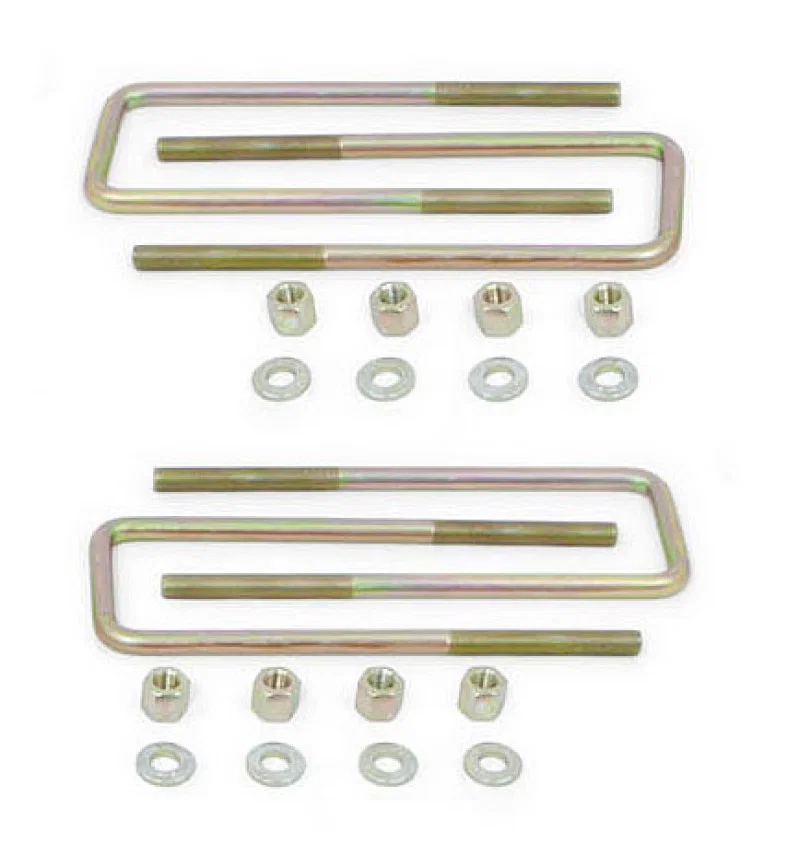 Maxtrac 913109, 09-18 Ford F-150 2WD Rear U-Bolts for 2in Lift Blocks - Square - Set of 4