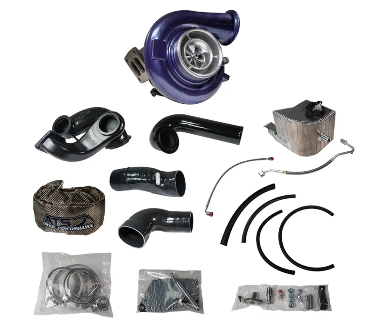 ATS Diesel 202-952-2392, 13+ Dodge 6.7L Cummins Aurora 5000 Compound Turbo Kit (Uses Factory HE300VG Turbocharger)