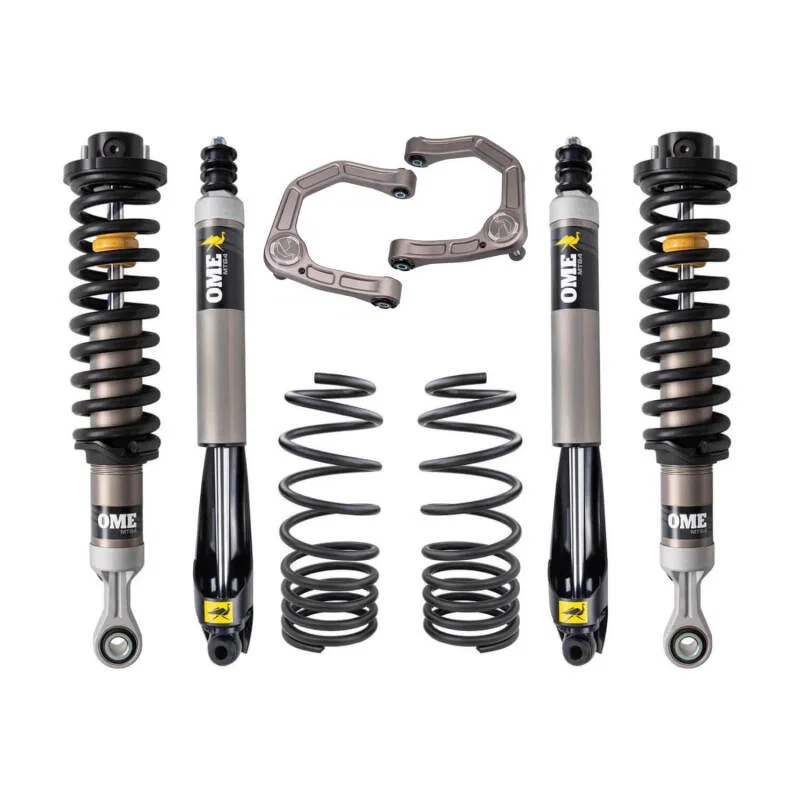 Old Man Emu 2141K, 2024+ Toyota Land Cruiser LC250 MT64 Kit w Frgd Billet UCA FR 3IN/220-330LB RR 2IN/440LB