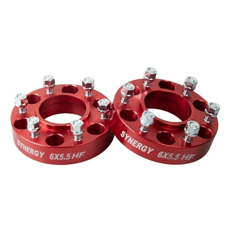 Synergy Mfg 4112-6-55-HF, 2021+ Ford Bronco Hub Centric Wheel Spacers 6x5.5 1.5in Width M12 x 1.50 Stud Size