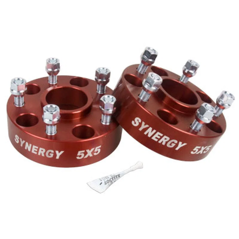 Synergy Mfg 4111-5-45-H, Jeep Hub Centric Wheel Spacers 5x4.5-1.25in Width 1/2-20 UNF Stud Size