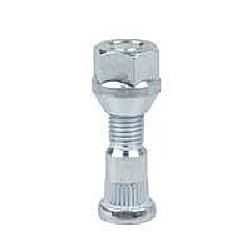 Synergy Mfg 4110-12-1.5, Jeep XJ/JK/JKU/TJ/LJ/YJ/ZJ Wheel Spacer Replacement Stud 12mmX1.50 w/Lug Nut