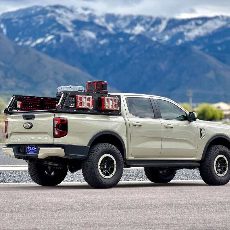 Rock Slide Engineering RK-100-FMT, 19-26 Ford Ranger Overland Basic Rack (3 Boxes)