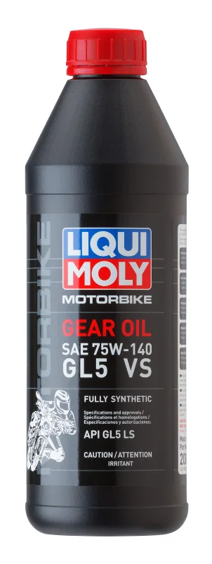 LIQUI MOLY 20088, 1L Motorbike Gear Oil (GL5) SAE 75W140