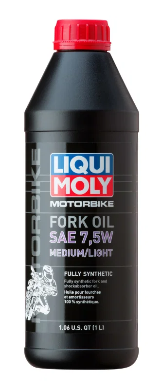 LIQUI MOLY 20098, 1L Motorbike Fork Oil SAE 7.5W Medium/Light