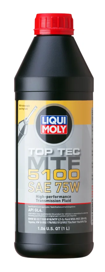 LIQUI MOLY 20352, 1L Top Tec MTF 5100 Gear Oil SAE 75W