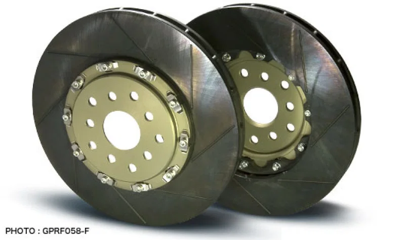 Project Mu GPRM045-F, SCR-GT Rotor 2Piece Front - Mitsubishi Lancer Evolution CP9A/CT9A Alumite