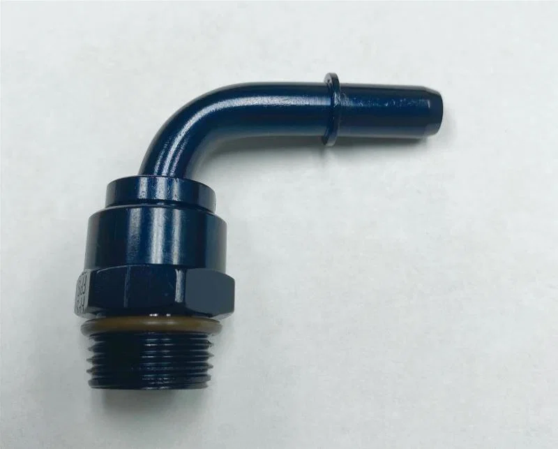 Fragola 997516-BL, 9/16-18 (6) ORB x 3/8in Male EFI Quick Disconnect 90 Degree