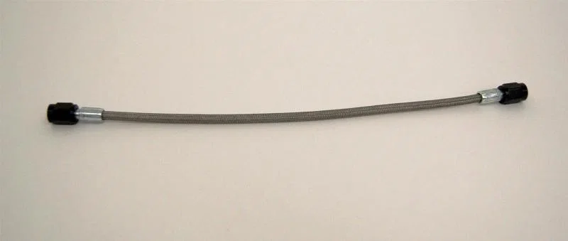 Fragola 290016-BL, 2AN Brake Line w/ -3AN Black Alum. Nuts 16in