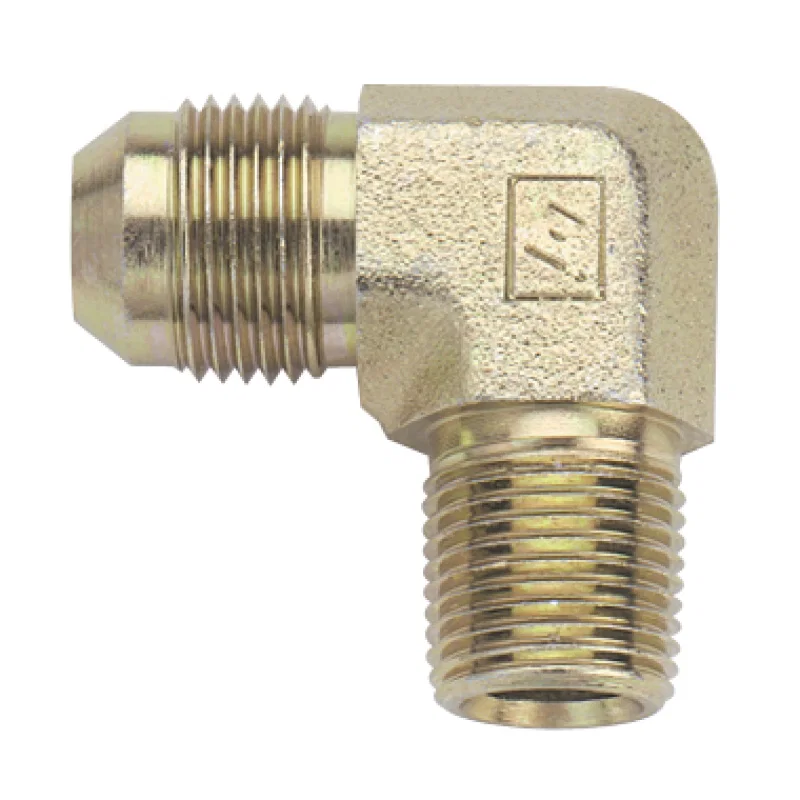 Fragola 582208, 8AN x 3/8 NPT 90 Degree Adapter - Steel