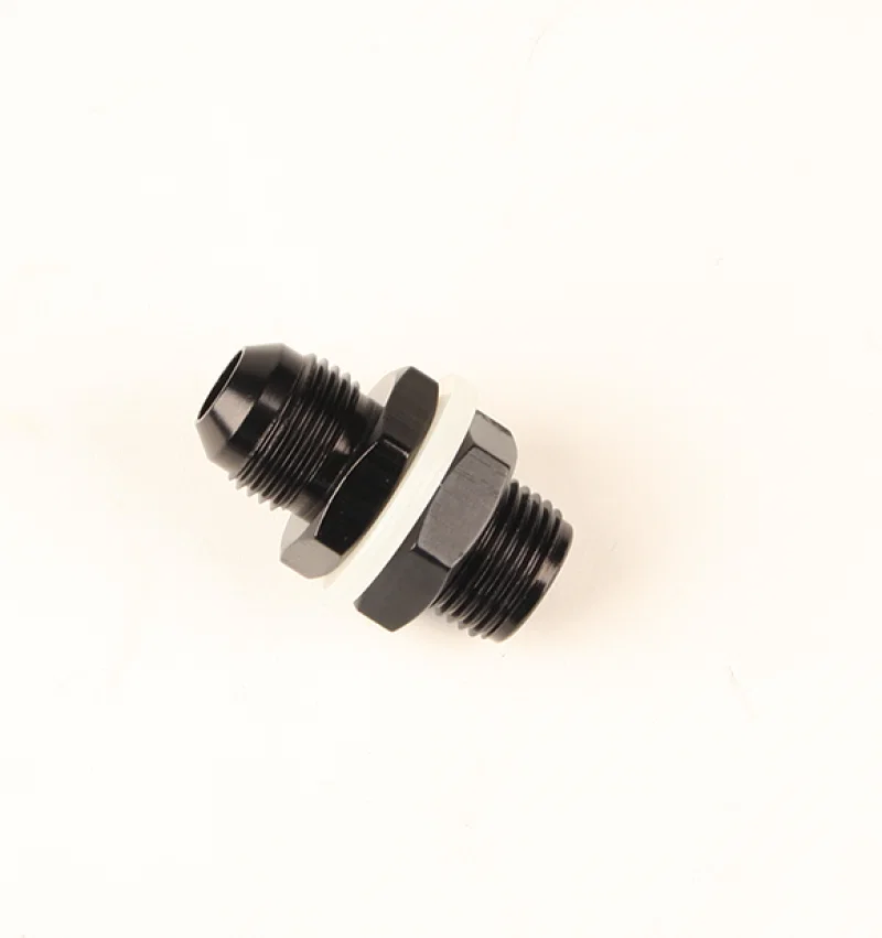 Fragola 483110-BL, 10AN Fuel Cell Bulkhead w/ Washers and Nut - Black