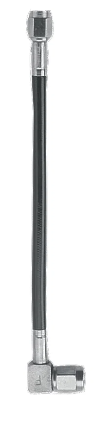 Fragola 322018, 3AN Black Covered Assembly Straight x 90ft 18in