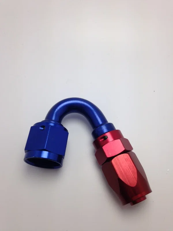 Fragola 231509, 10AN Fem x -8AN Hose 150 Degree Reducing Hose End - Blue/Red