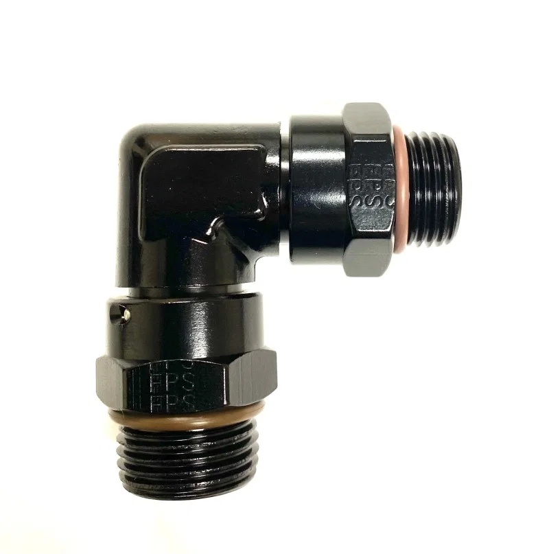 Fragola 999604-BL, 8AN x -8AN (3/4-16) ORB 90 Degree Adapter