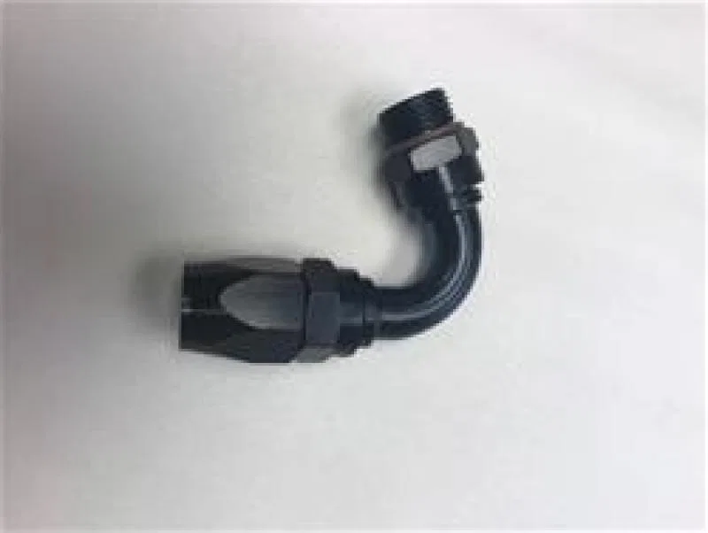 Fragola 231210-BLRAD, 10AN Male Rad Fitting x 120 Degree Pro-Flow Hose End - Black