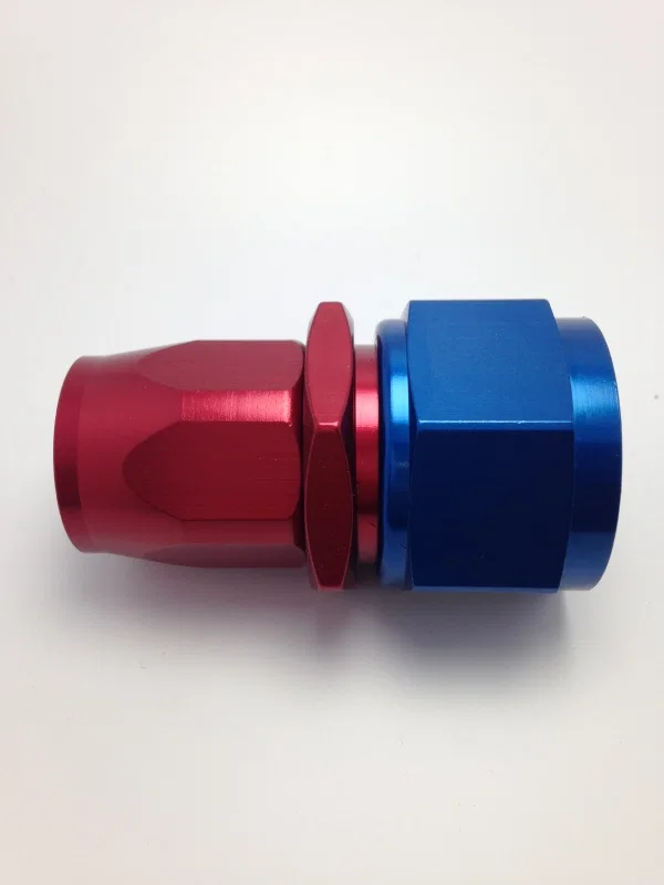 Fragola 220109, 10AN Fem. Nut x -8AN Hose Reducing Hose End - Blue/Red