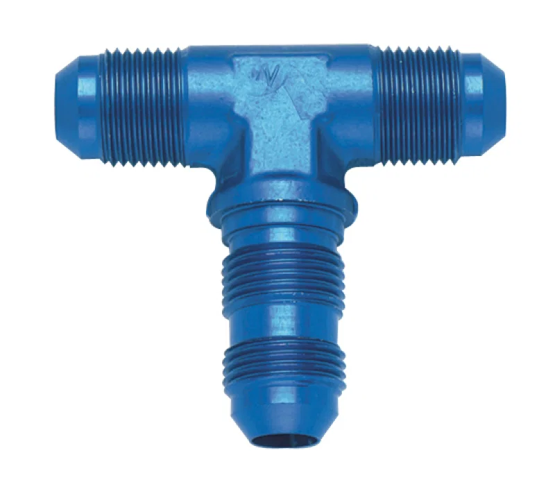 Fragola 483410, 10AN Bulkhead Tee - Blue