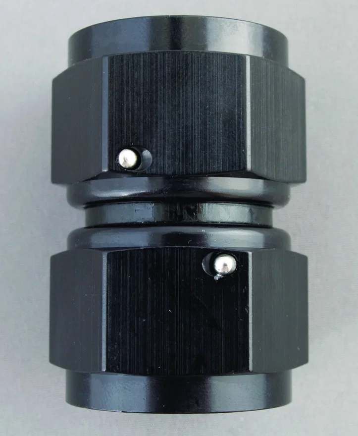 Fragola 496110-BL, 10AN Female Connector - Black