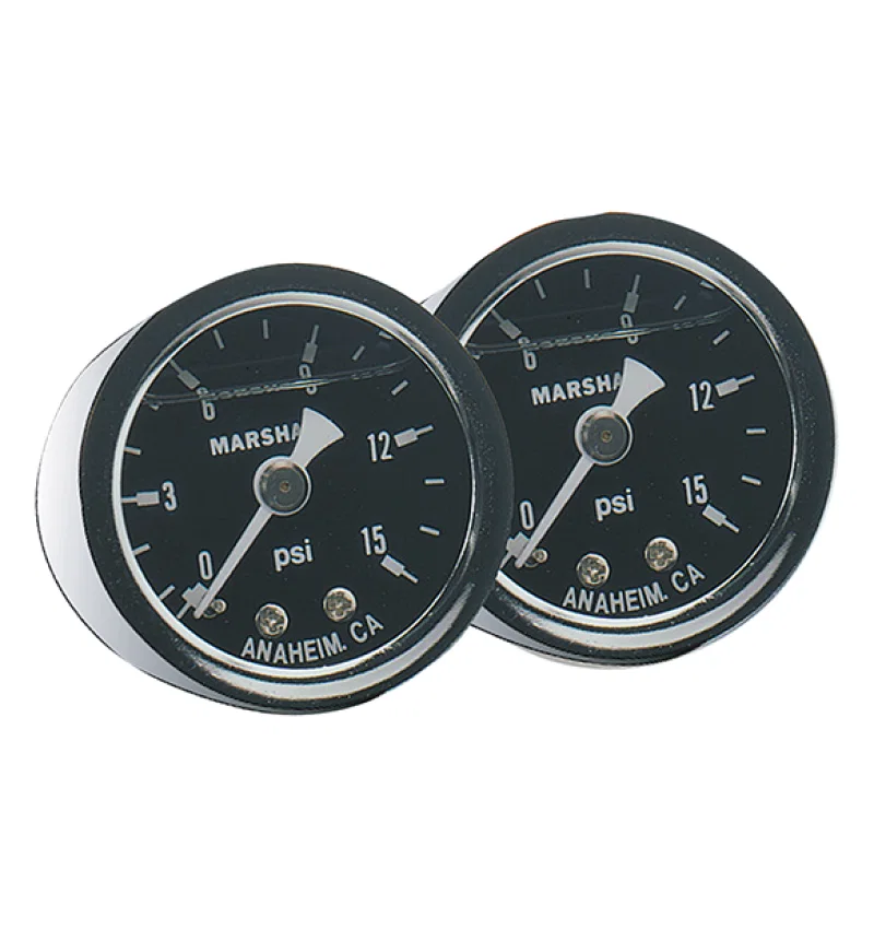 Fragola 900017, Fuel Pressure Gauge 0-60 PSI Dry