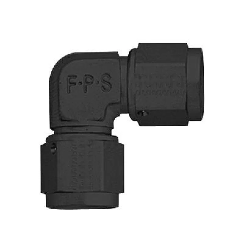 Fragola 496319-BL, 10AN Female Coupler Tube Style - Black