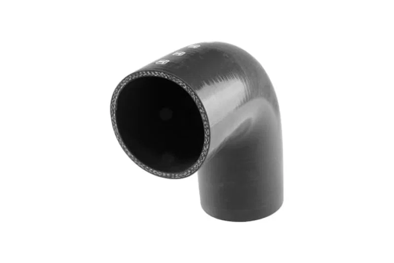 Turbosmart TS-HRE9275300-BK, 2.75in-3.00in Silicon Hose 90 Reducer Elbow - Black