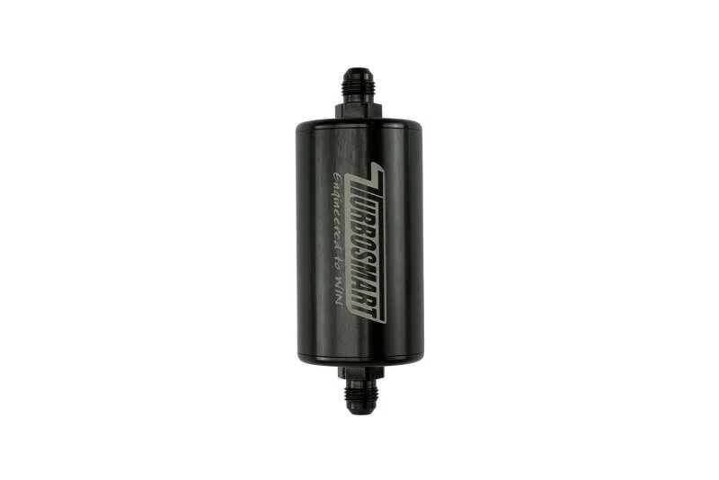 Turbosmart TS-0402-1133, 10um 6AN Inline Fuel Filter - Black
