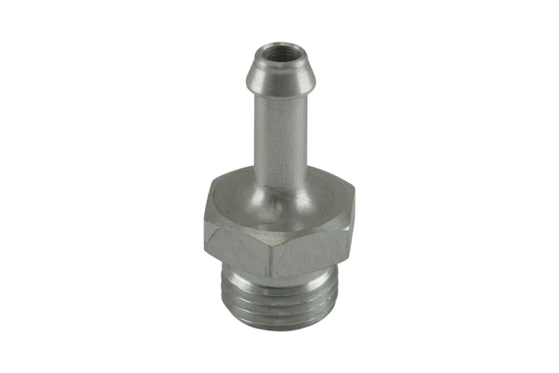 Turbosmart TS-OH-0606-CL, 6mm / 1/4in Hose End to -6AN ORB Male Straight - Clear