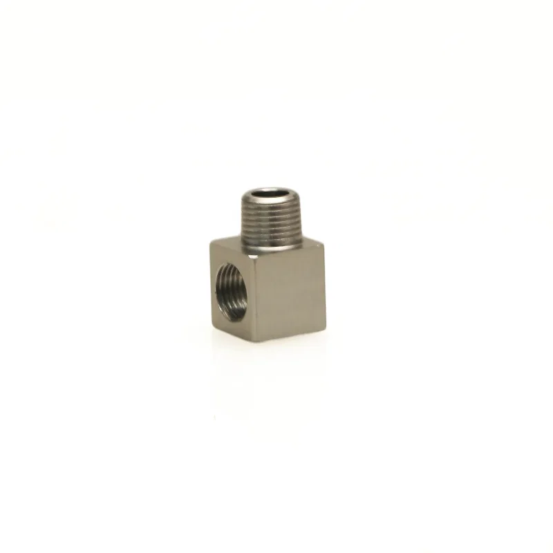 Turbosmart TS-0402-1123, 1/8in NPT Male - 1/8in NPT Female 90 Degree Fitting