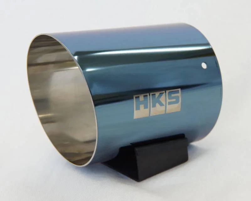 HKS 34002-AK017, Hi-Power SPEC-L Tail Tip Cover 94mm 118A-L Blue-SUS Tip