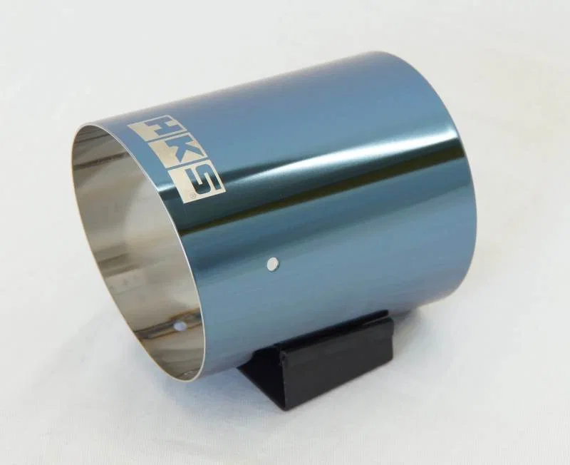 HKS 34002-AK018, Hi-Power SPEC-L Tail Tip Cover 94mm - Blue-SUS Tip