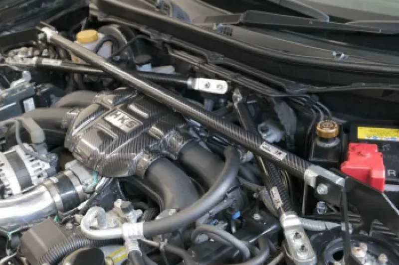 HKS 83001-AT005, CARBON BRACE ZN8/ZD8 FRONT SET