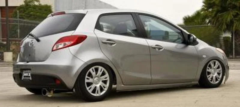 HKS 32016-BZ001, 11 Mazda 2 Silent Hi-Power Rear Section ONLY Exhaust w/ External Resonator