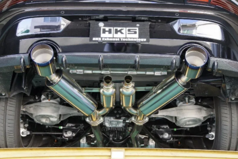 HKS 31014-KN002, FULL DUAL MUFFLER RZ34 VR30DDTT