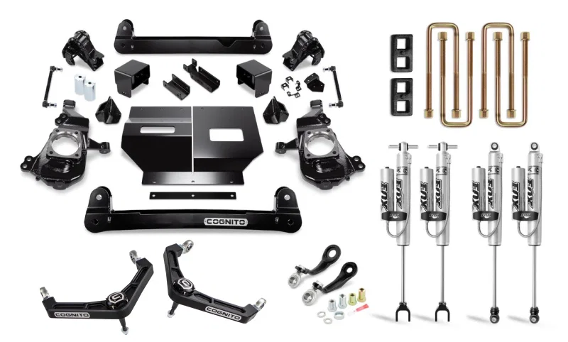 Cognito 110-P1385, 20-26 Chevy/GMC Silverado/Sierra 2500/3500 HD 2WD/4WD 4in Perf Lift Kit w/ Fox PSRR 2.0