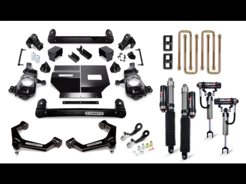 Cognito 210-P1151, 20-24 Chevy/GMC Silv/Sierra 2500/3500 HD 2WD/4WD 4in Elite Lift Kit w/ Elka 2.5 RR Shocks