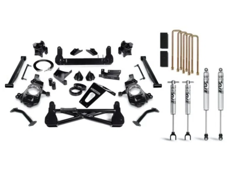 Cognito 110-P1032, 20-24 Chevy/GMC Silv/Sierra 2500/3500 HD 2WD/4WD 7in Std Lift Kit w/ Fox PSMT 2.0 Shocks