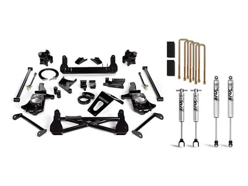 Cognito 110-P0780, 11-19 Chevy/GMC Silv/Sierra 2500/3500 HD 2WD/4WD 7in Std Lift Kit w/ Fox PSMT 2.0 Shocks