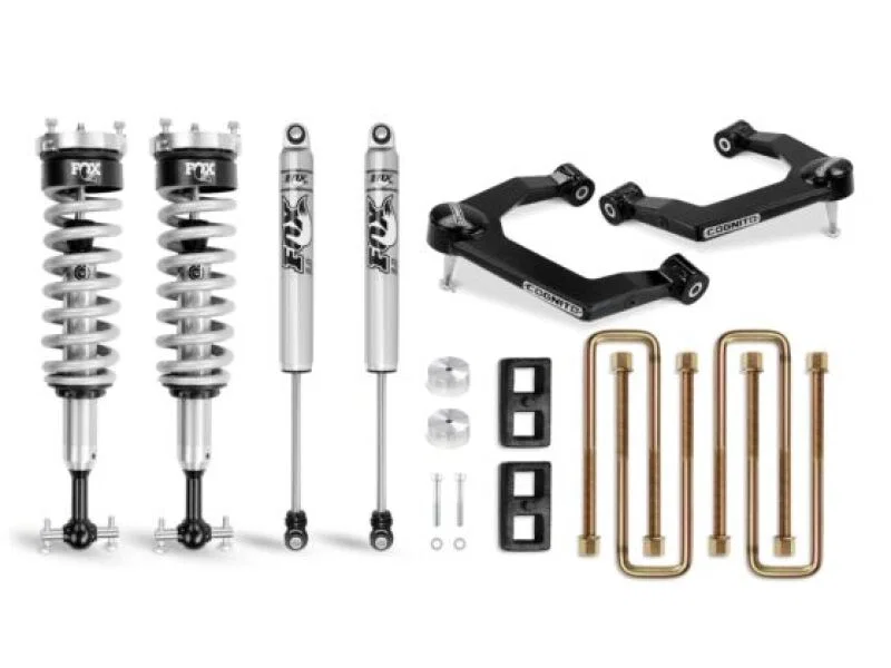 Cognito 210-P0879, 19-24 Chevy Silv/Sierra 1500 2/4WD 3in Perf Ball Joint Lvl Lift Kit w/Fox PS Coilovr 2.0 IFP